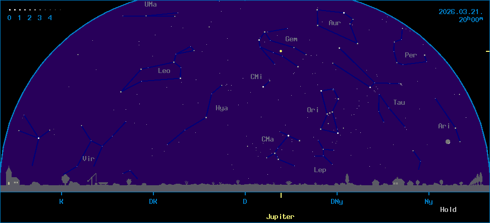 Az �gbolt k�pe a megadott id�pontban